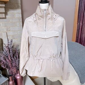 NEW RLX Ralph Lauren Packable Ripstop Pullover Windbreaker - Tan